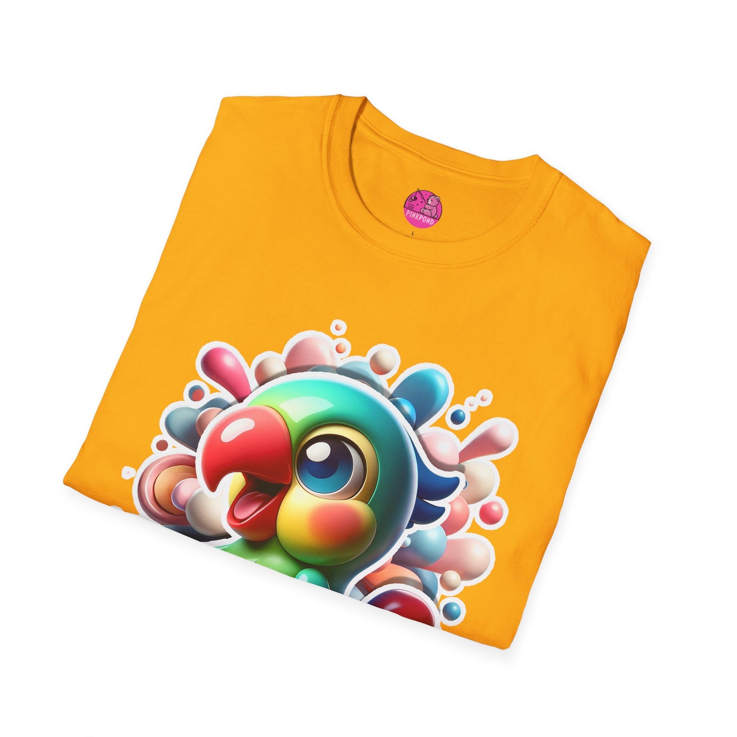 Penelope Parrot - Unisex Softstyle T-Shirt