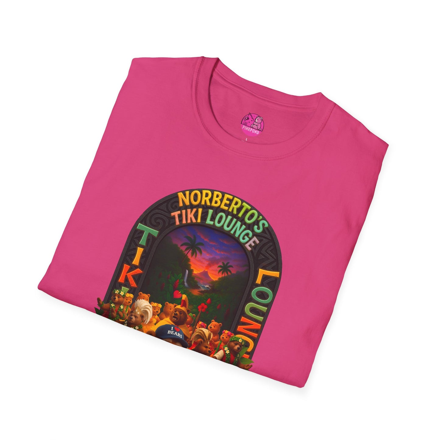 Unisex T-Shirt - Norberto’s Tiki Lounge Bear Tee - A Tribute to Kindness