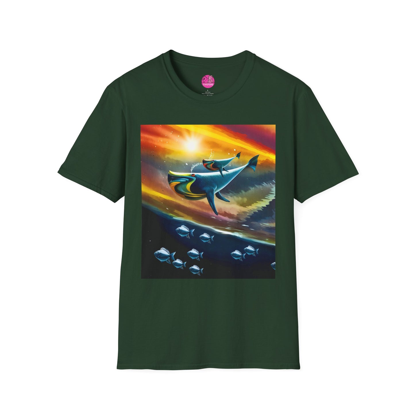 Celestial Whale Adventure T-Shirt
