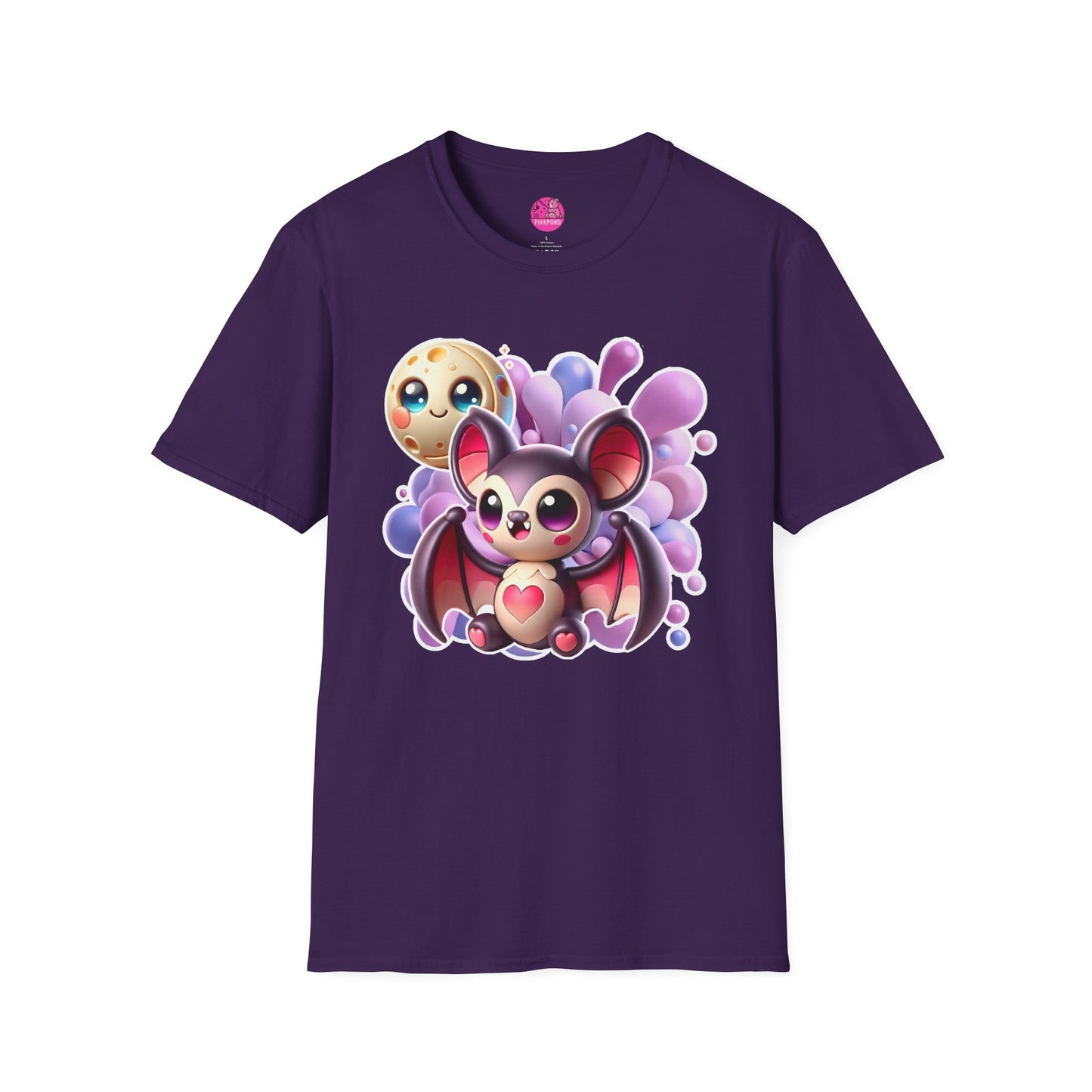 Viktor the Vampire Bat T-Shirt - Cute & Spooky Unisex Tee for Halloween Lovers