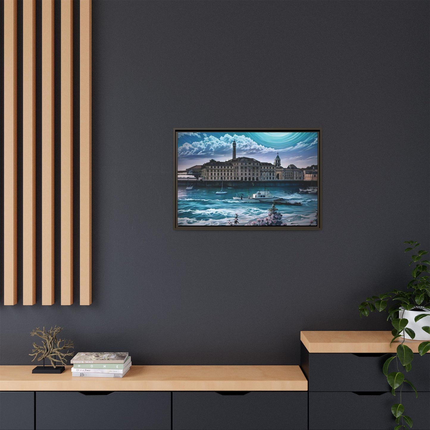 Tides of Time – Royal William Yard by Andrew McCarter - Canvas Print