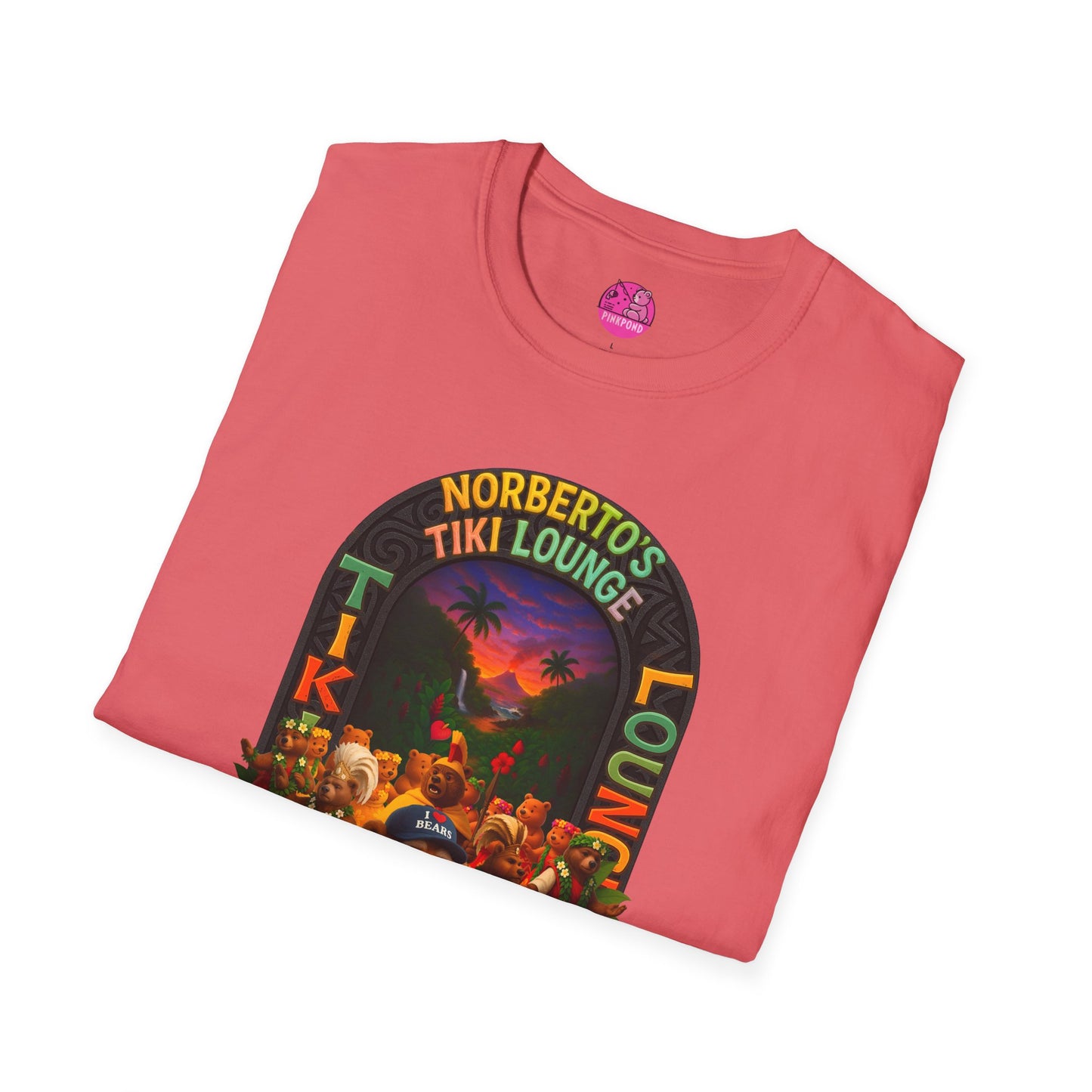 Unisex T-Shirt - Norberto’s Tiki Lounge Bear Tee - A Tribute to Kindness
