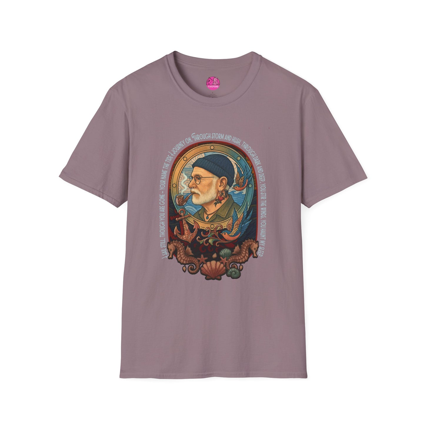 Nautical Anchor Unisex T-Shirt - Old Salt, Big Heart Design
