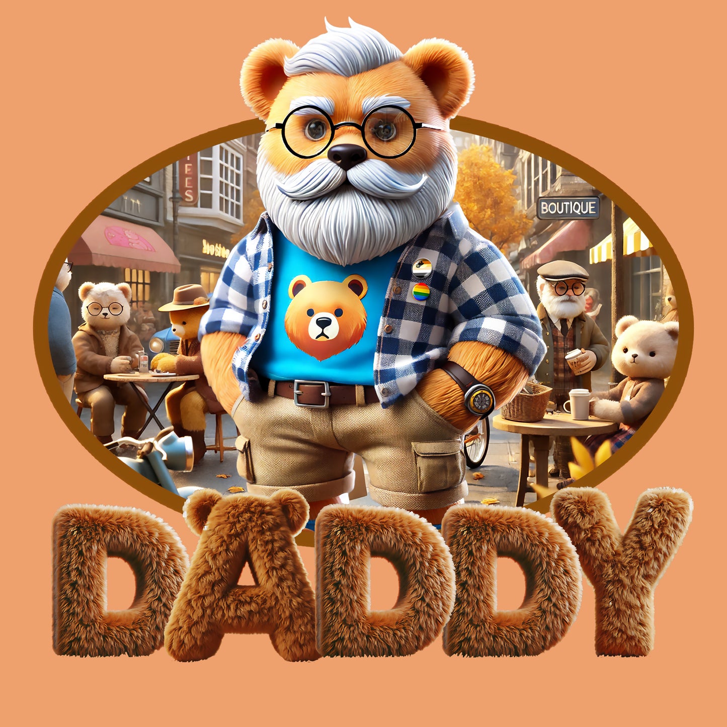 Daddy Bear T-Shirt - Cozy, Stylish, and Full of Love