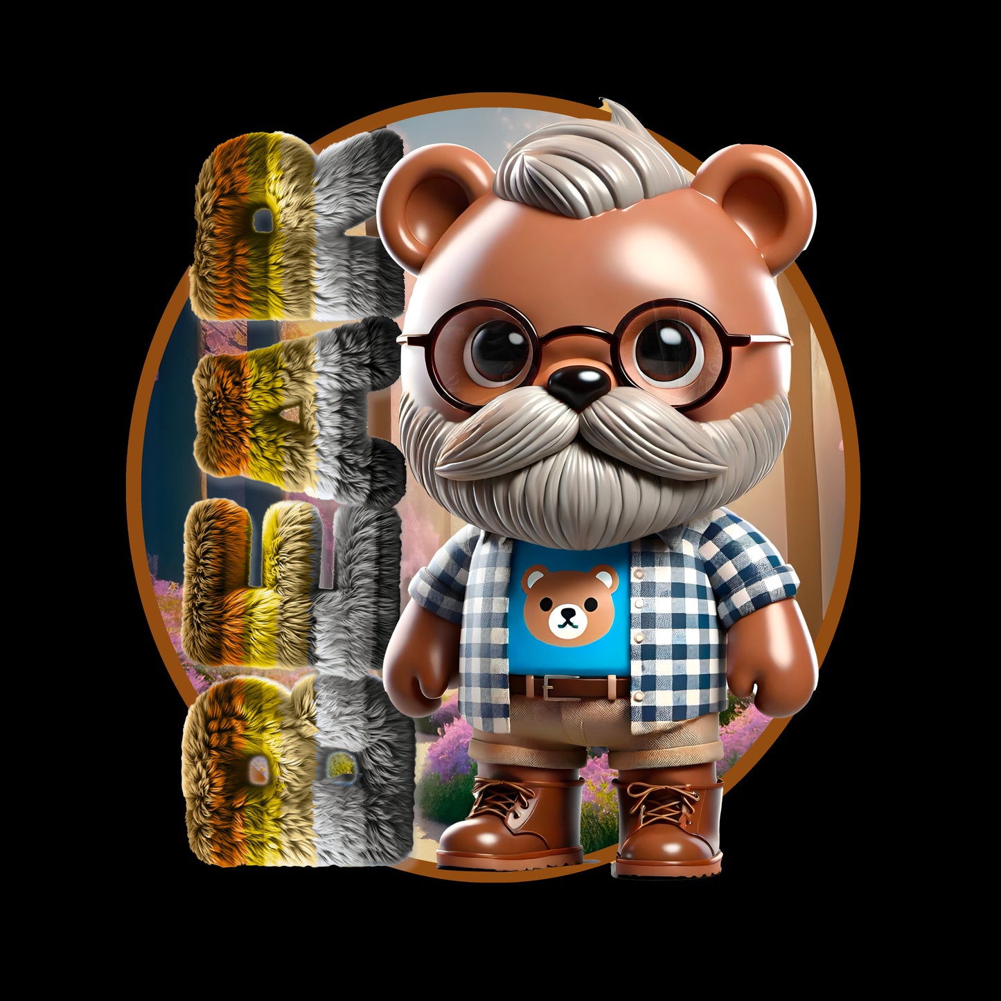Papa Bear Drummer Hoodie - Strong, Proud, and Cozy Design