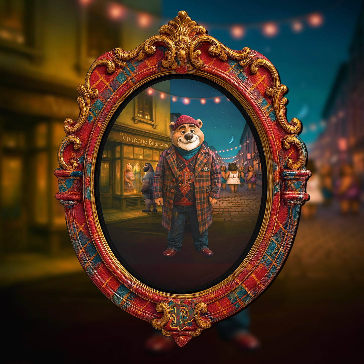 Around the town with the sartorial Mr Potts - Bear Tee - Bearwood Village Inspired Fashion T-Shirt