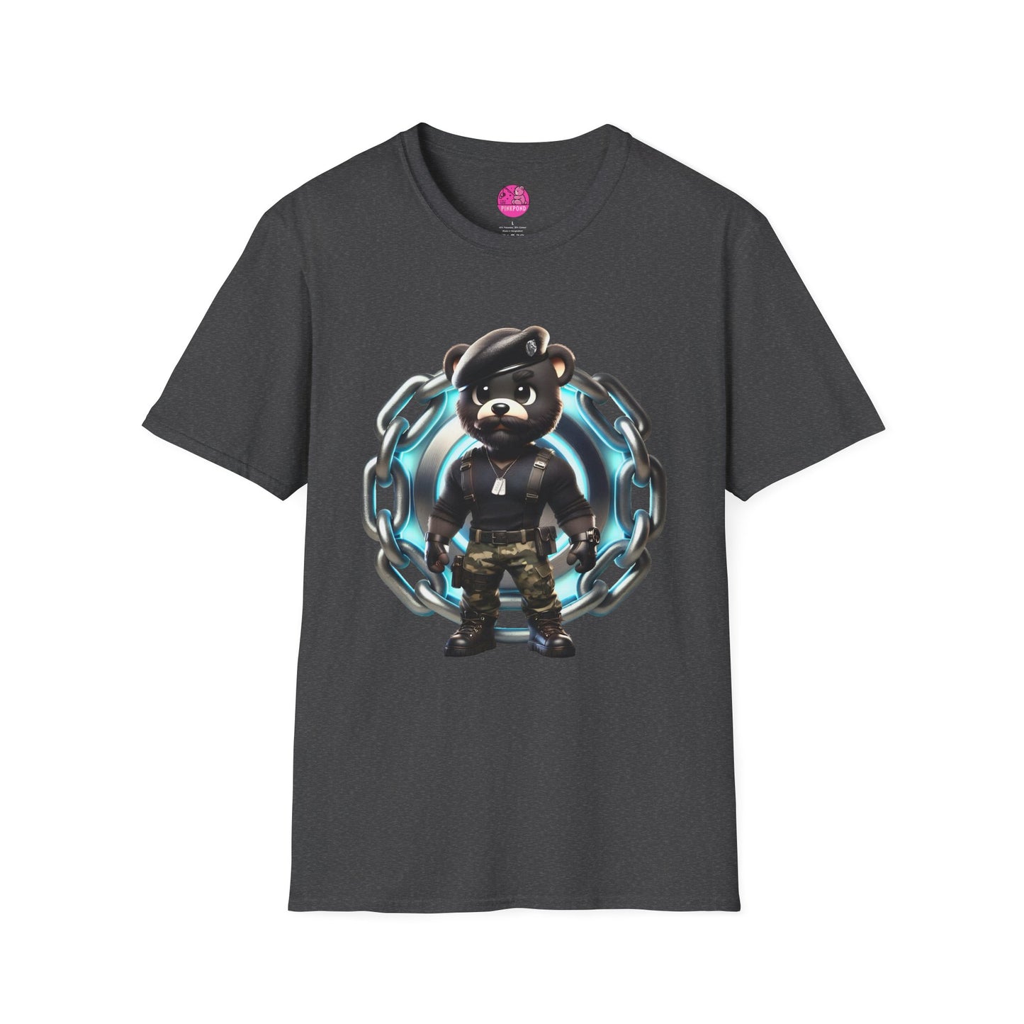 Colin the Combat Bear T-Shirt – Bold, Tactical, and Unstoppable