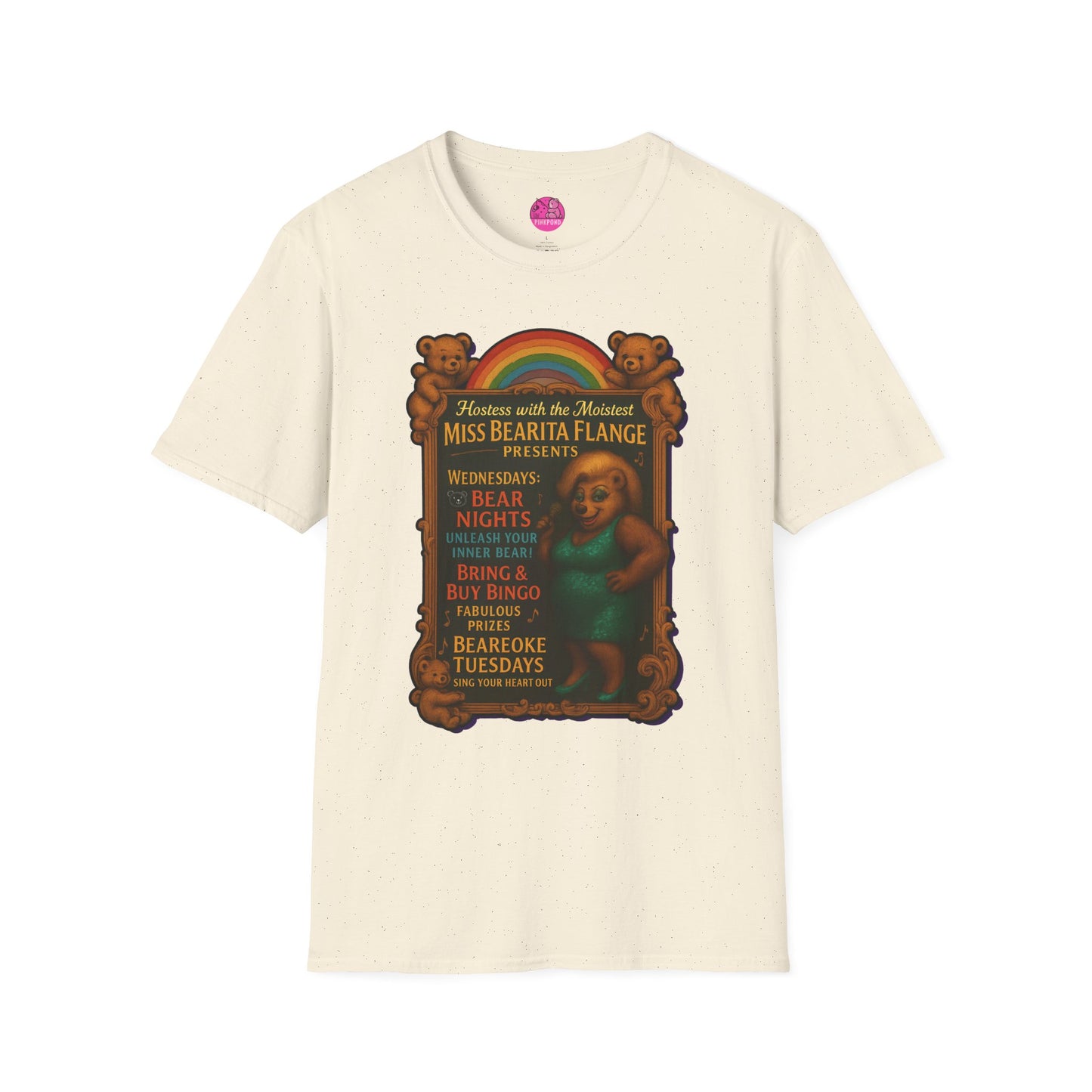 Bearita Flange Presents - camp drag bear tee