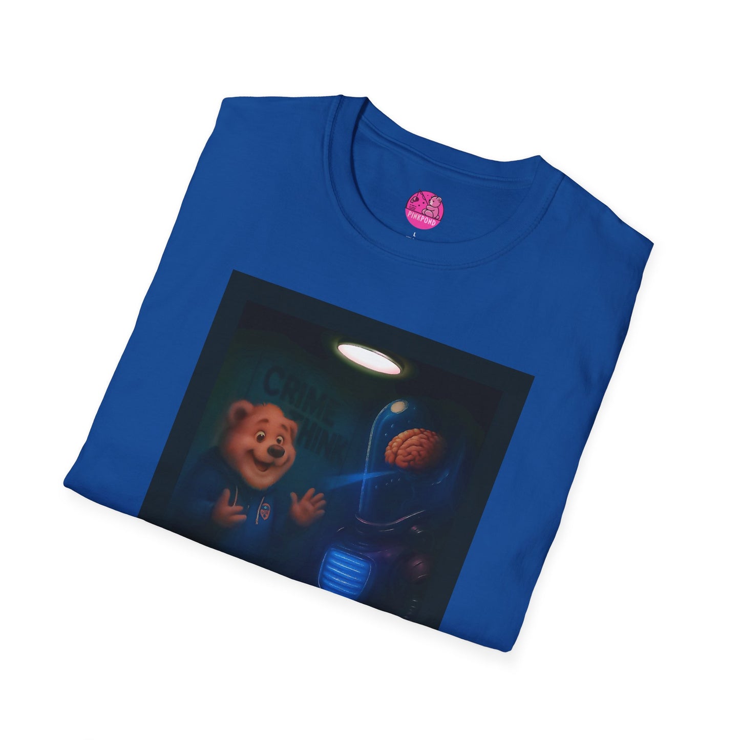 Alien Probe Softstyle Bear T-Shirt - PinkPond Tee for Sci-Fi Fans