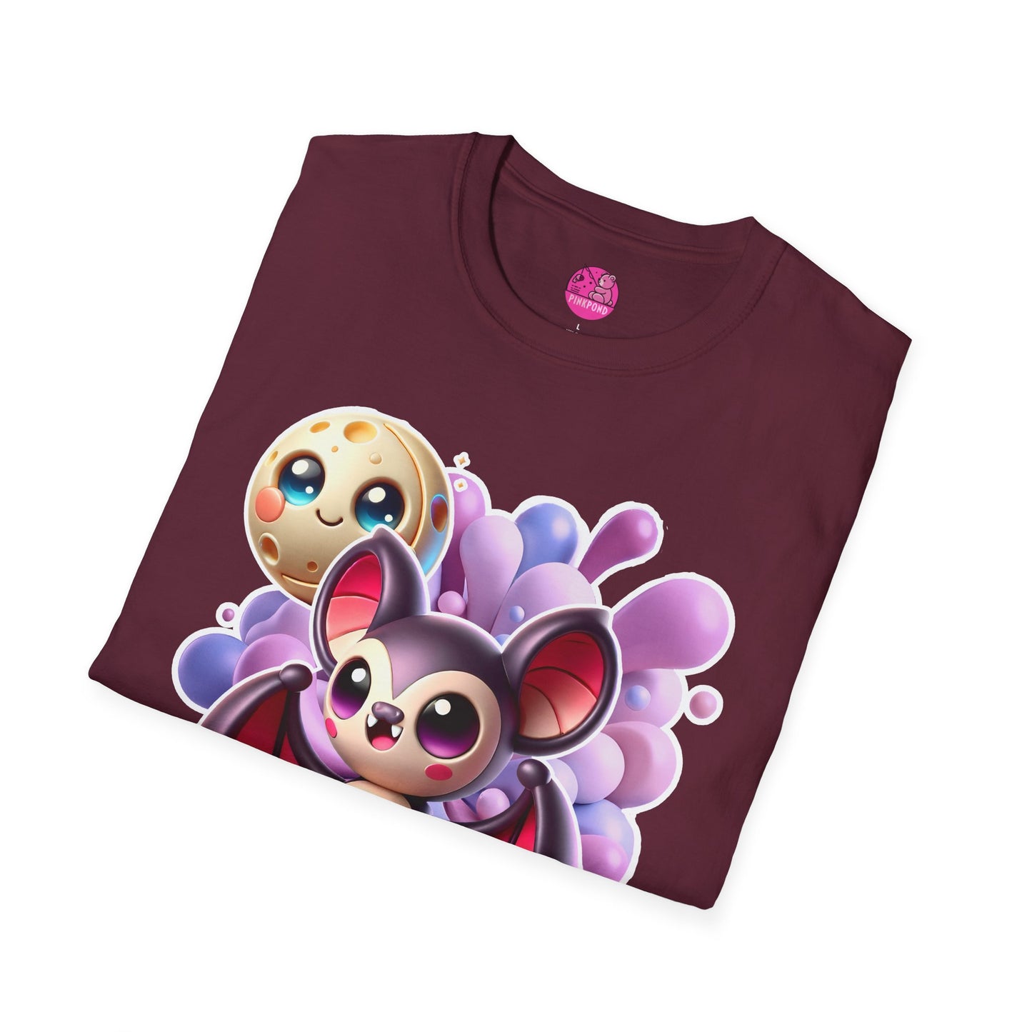 Viktor the Vampire Bat T-Shirt - Cute & Spooky Unisex Tee for Halloween Lovers