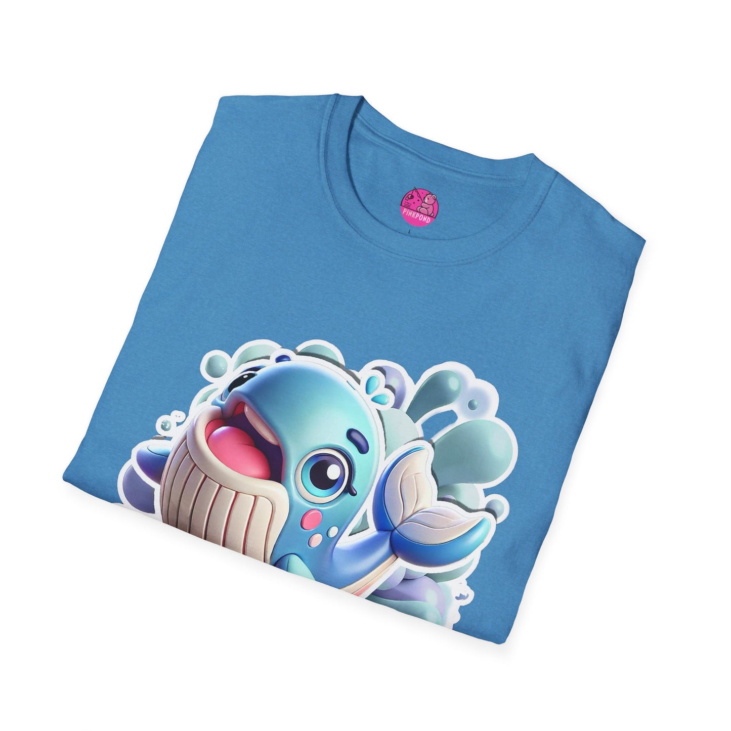 Walter the Whale - Joyful Ocean Explorer T-Shirt