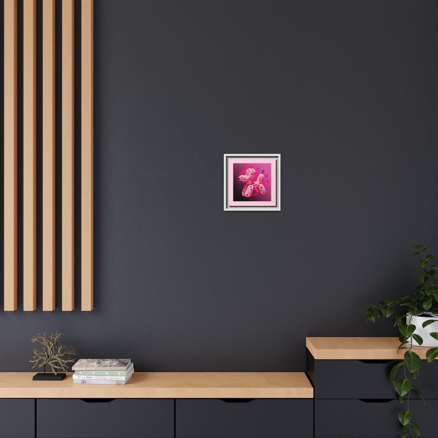 Canvas Art Print - Furry Balloon Dog