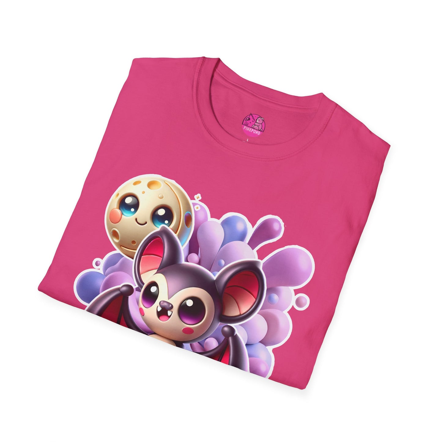 Viktor the Vampire Bat T-Shirt - Cute & Spooky Unisex Tee for Halloween Lovers
