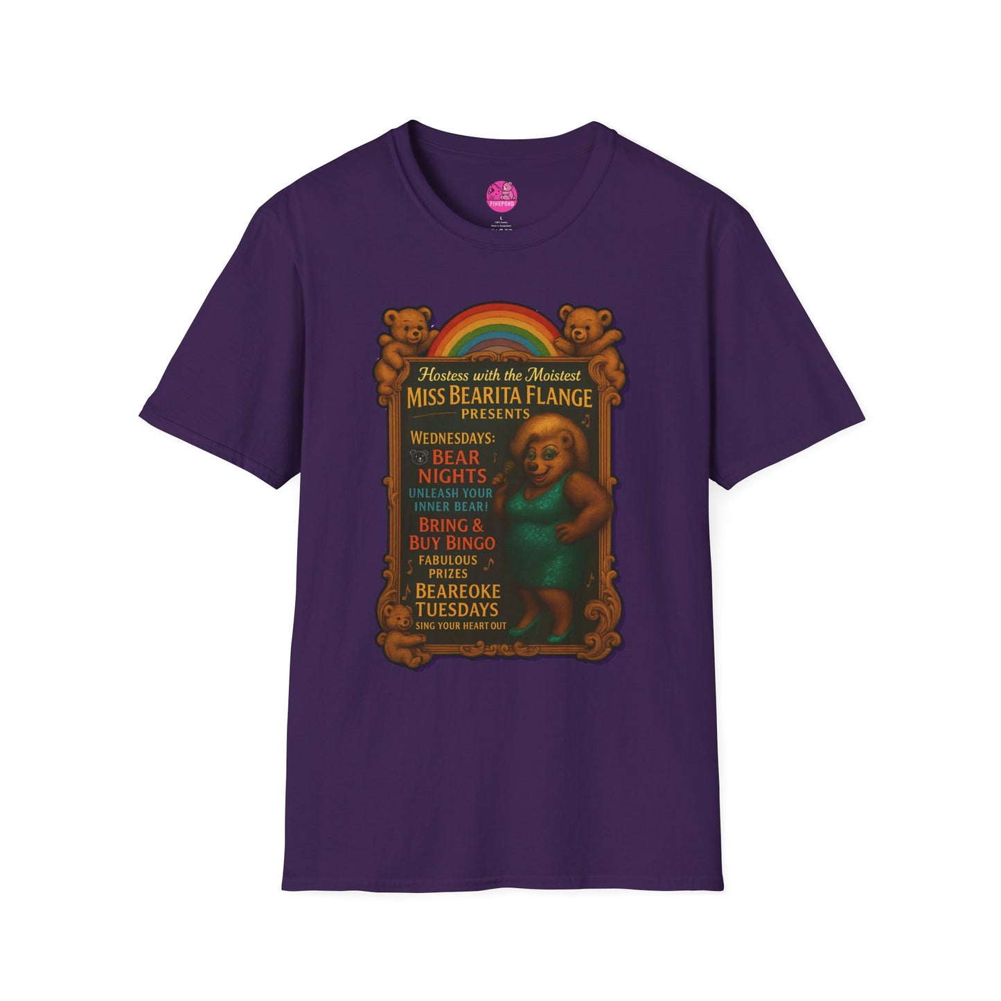 Bearita Flange Presents - camp drag bear tee
