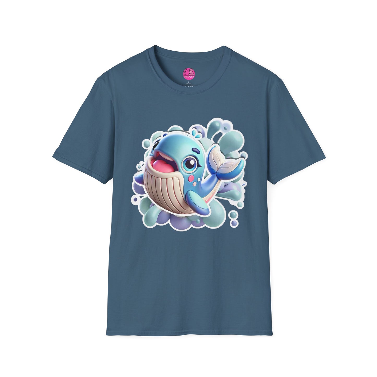 Walter the Whale - Joyful Ocean Explorer T-Shirt