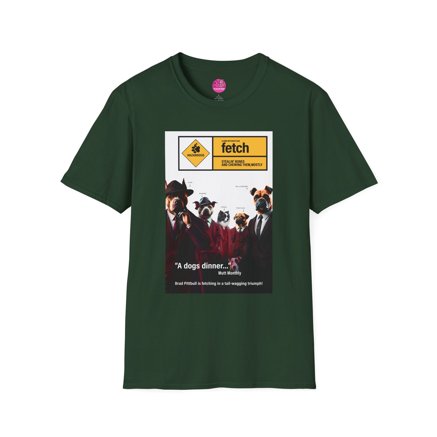 Movie Parody T-Shirt: Fetch A Bone-Heist Classic
