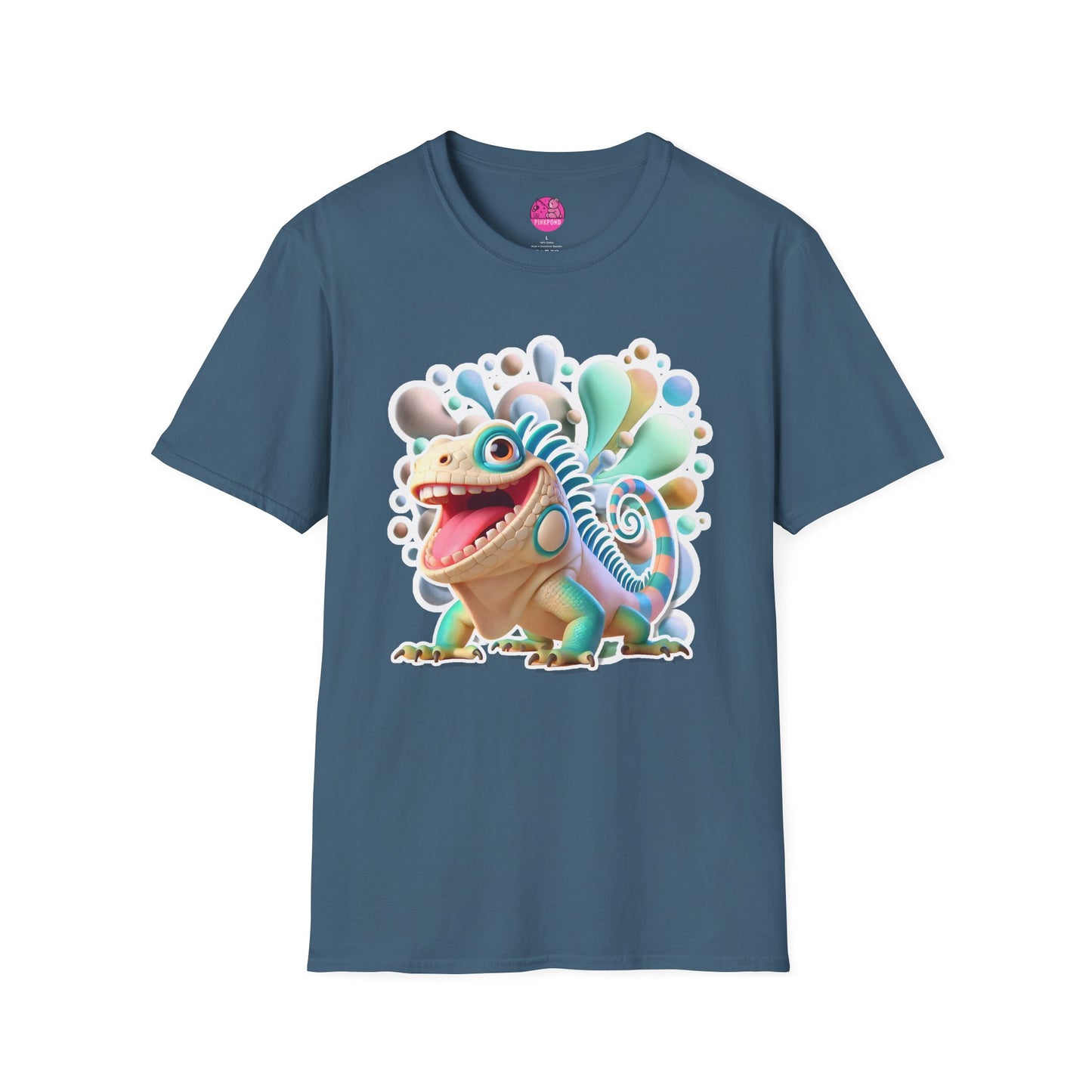 Iggy the Iguana T-Shirt โ The King of Cool! - Unisex Softstyle Tee