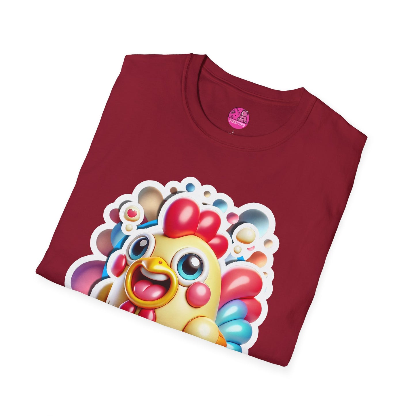 Colin Cockerel Tee - Fun Rooster Graphic Unisex T-Shirt