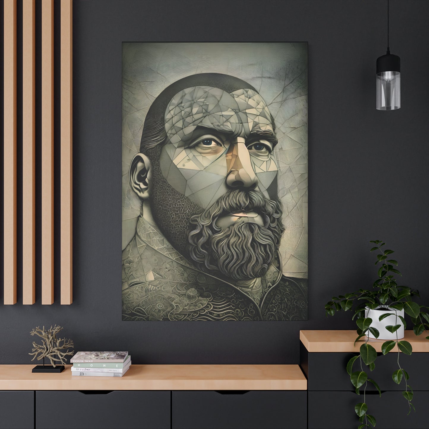 Fractured Peace - Fine Art Print by Andrew McCarter adapted from a drawing by David Lake