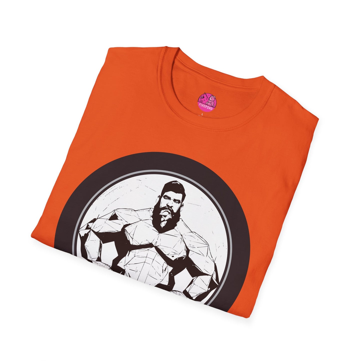 Muscle Bear T-Shirt - Bold Geometric Strength Unleash Your Inner Power