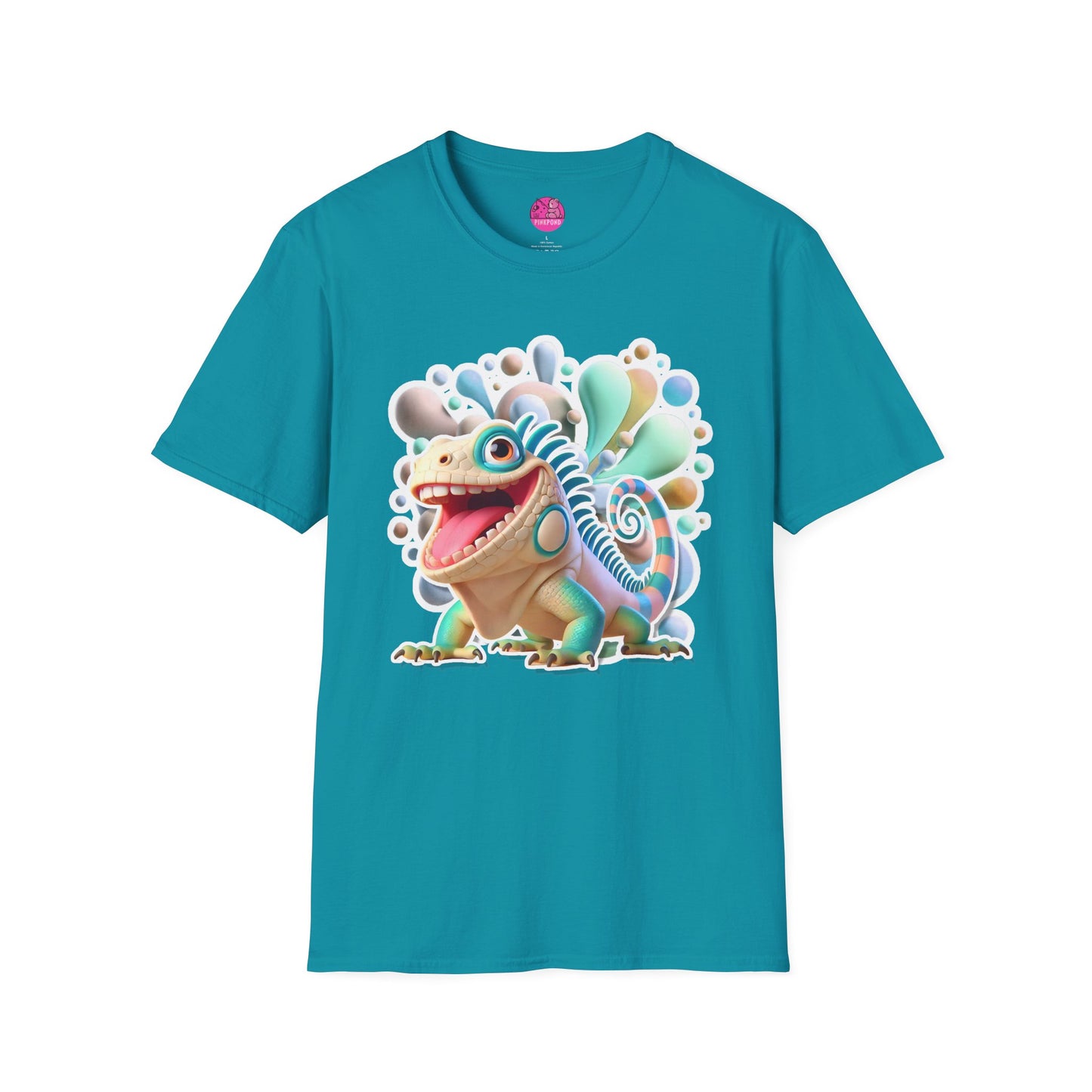 Iggy the Iguana T-Shirt โ The King of Cool! - Unisex Softstyle Tee