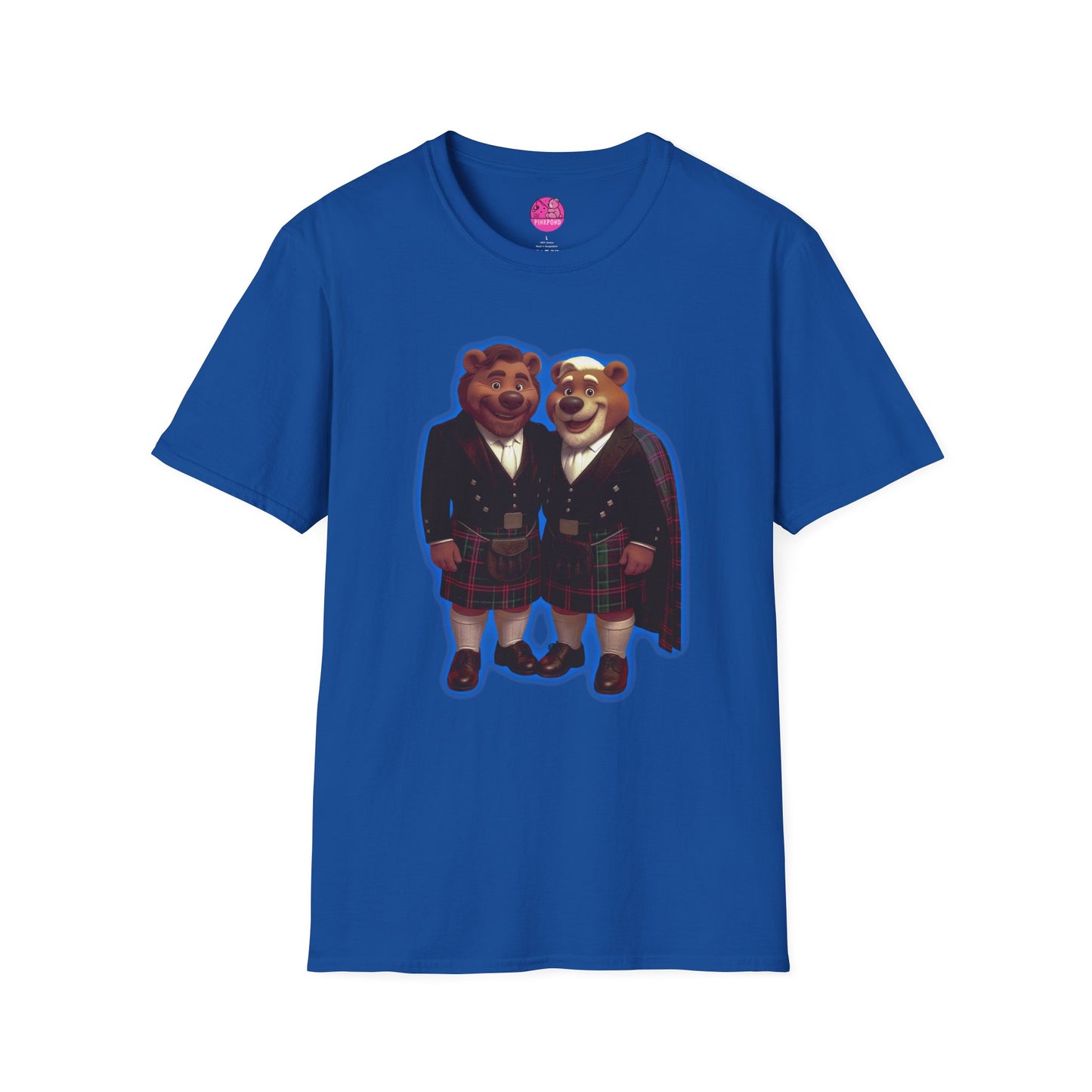 The Happy Bear Couple T-Shirt - Cheeky Edition, Love and Laughter Apparel