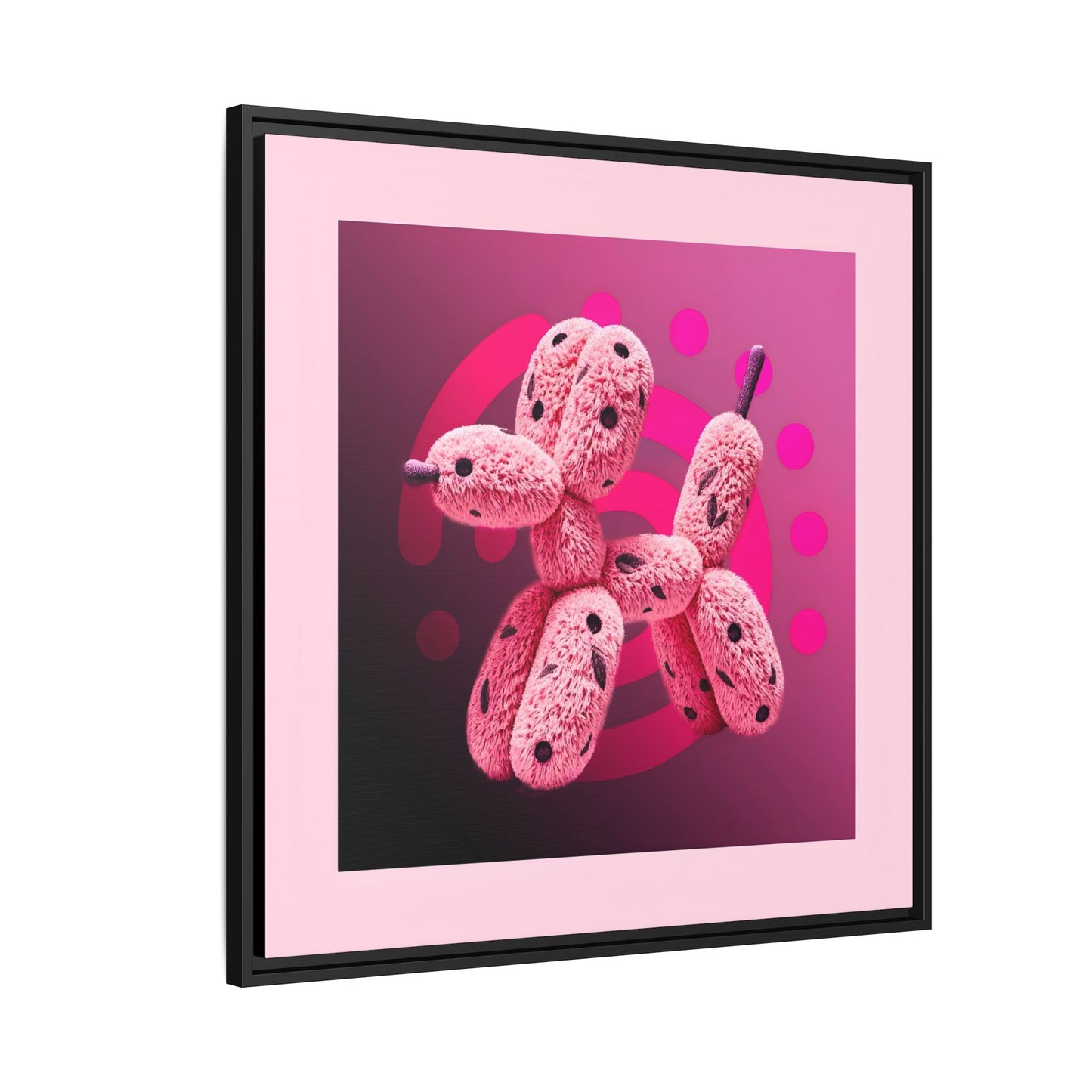 Canvas Art Print - Furry Balloon Dog