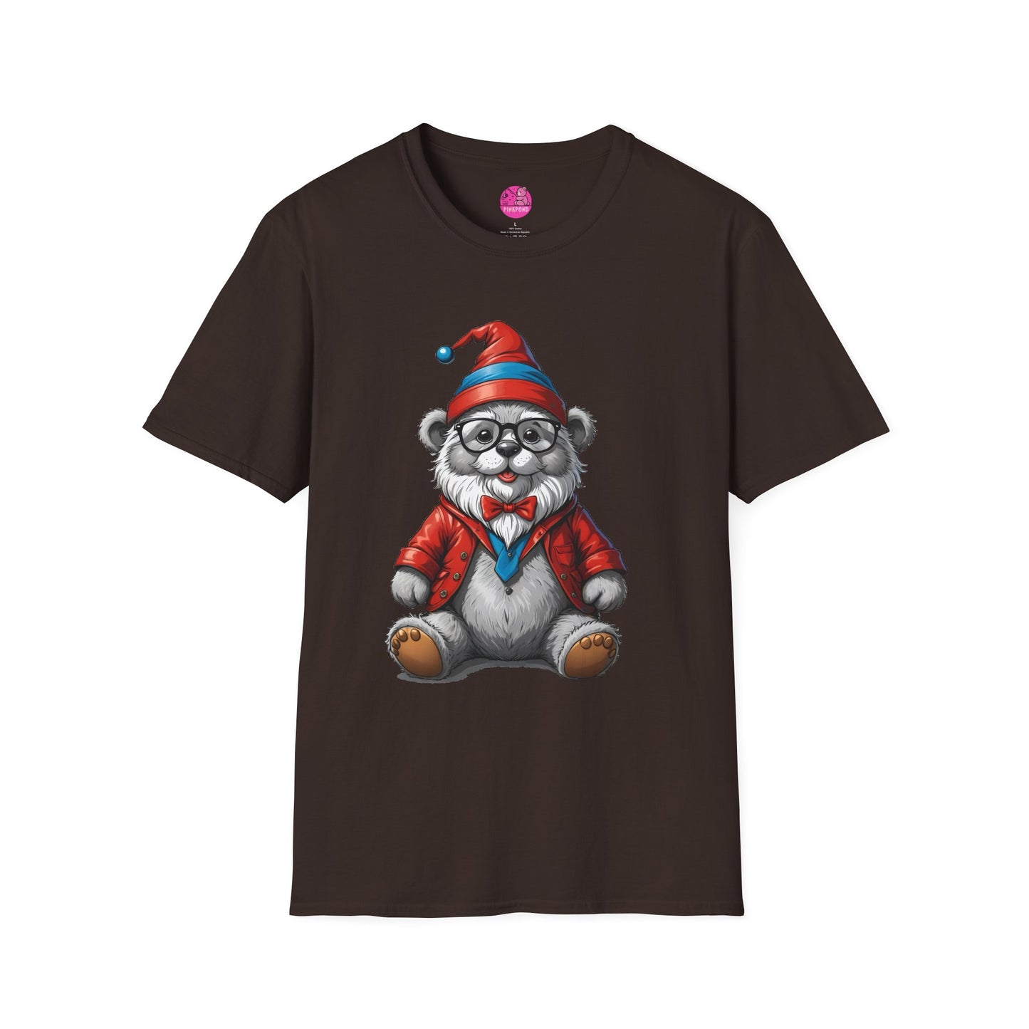 Bear Gnome Unisex T-Shirt - Fun Swiss Gnome Design for Bear Fans