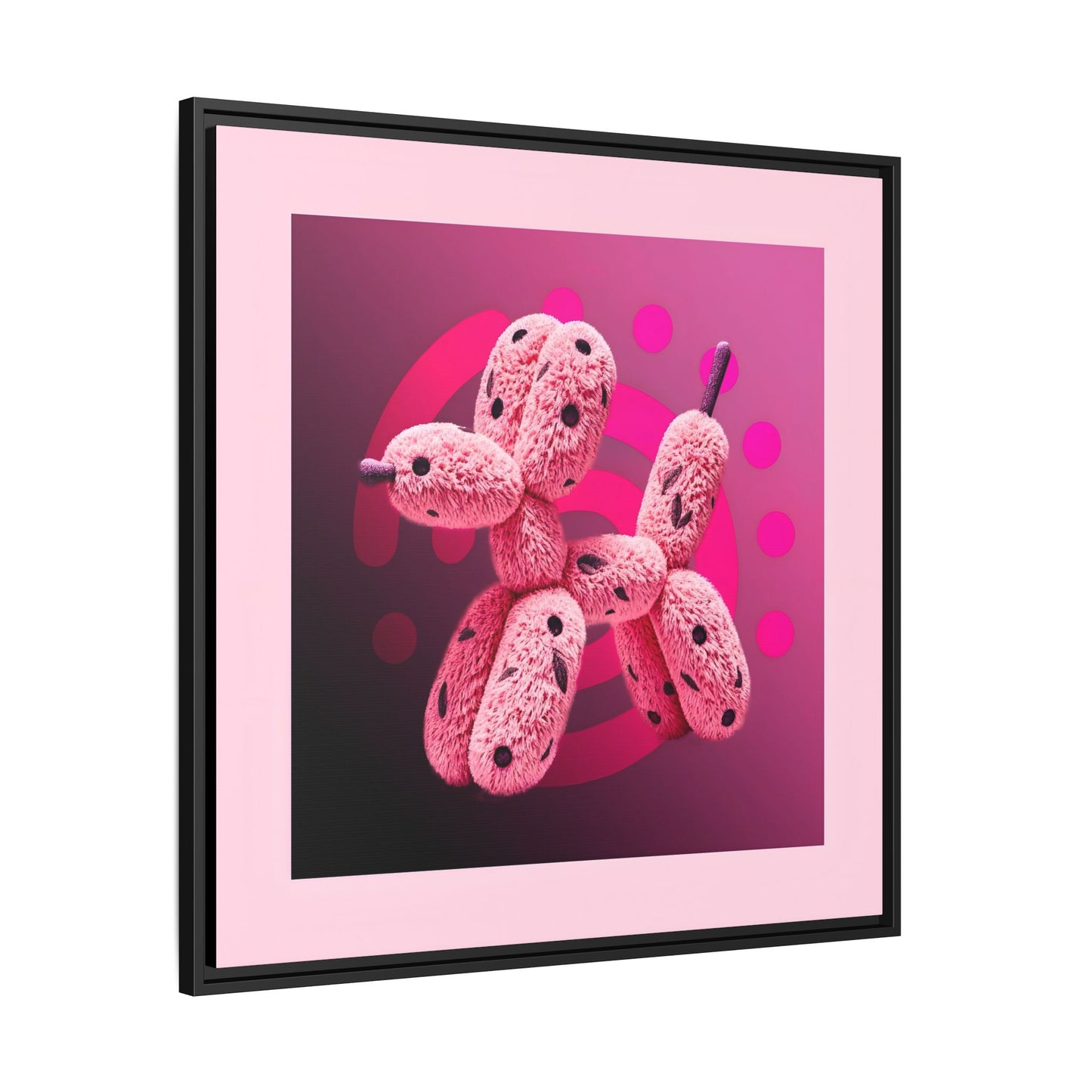 Canvas Art Print - Furry Balloon Dog