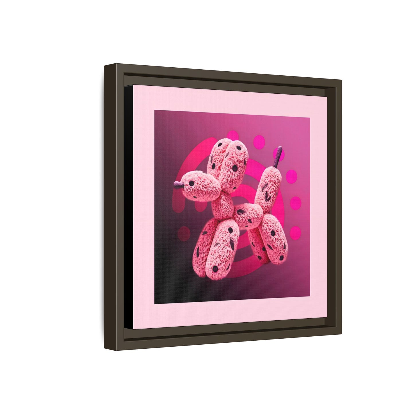 Canvas Art Print - Furry Balloon Dog