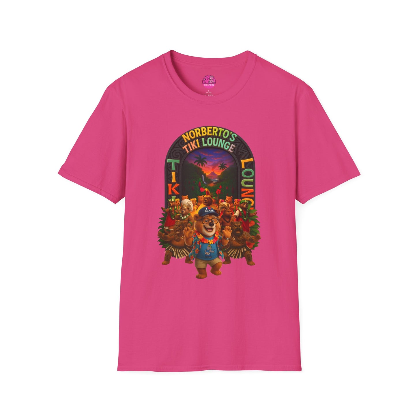 Unisex T-Shirt - Norberto’s Tiki Lounge Bear Tee - A Tribute to Kindness