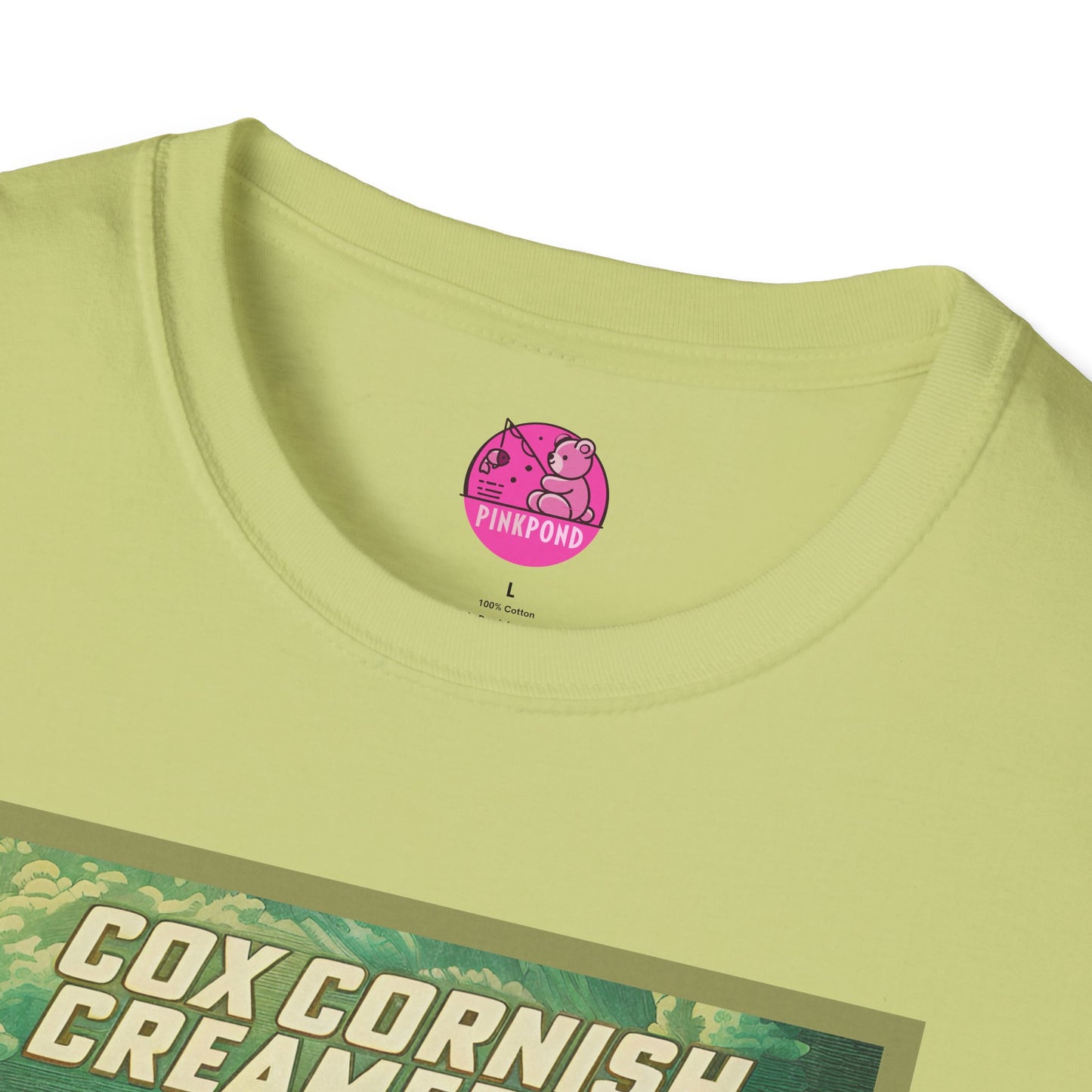 Saucy Vintage Ice Cream T-Shirt - Cox Cornish Creameries Design