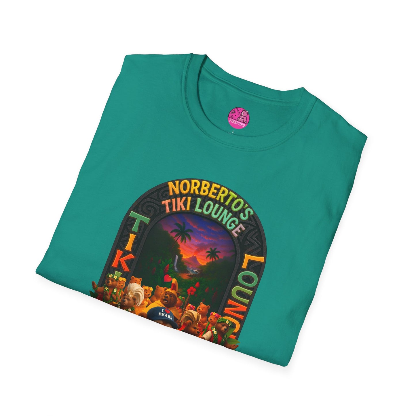 Unisex T-Shirt - Norberto’s Tiki Lounge Bear Tee - A Tribute to Kindness