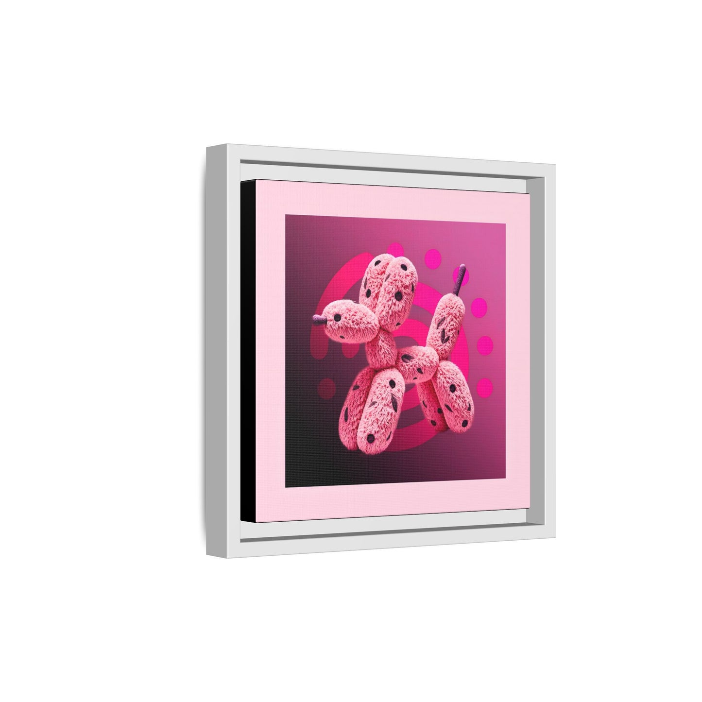 Canvas Art Print - Furry Balloon Dog