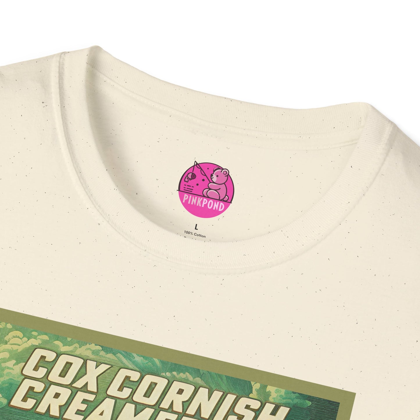 Saucy Vintage Ice Cream T-Shirt - Cox Cornish Creameries Design