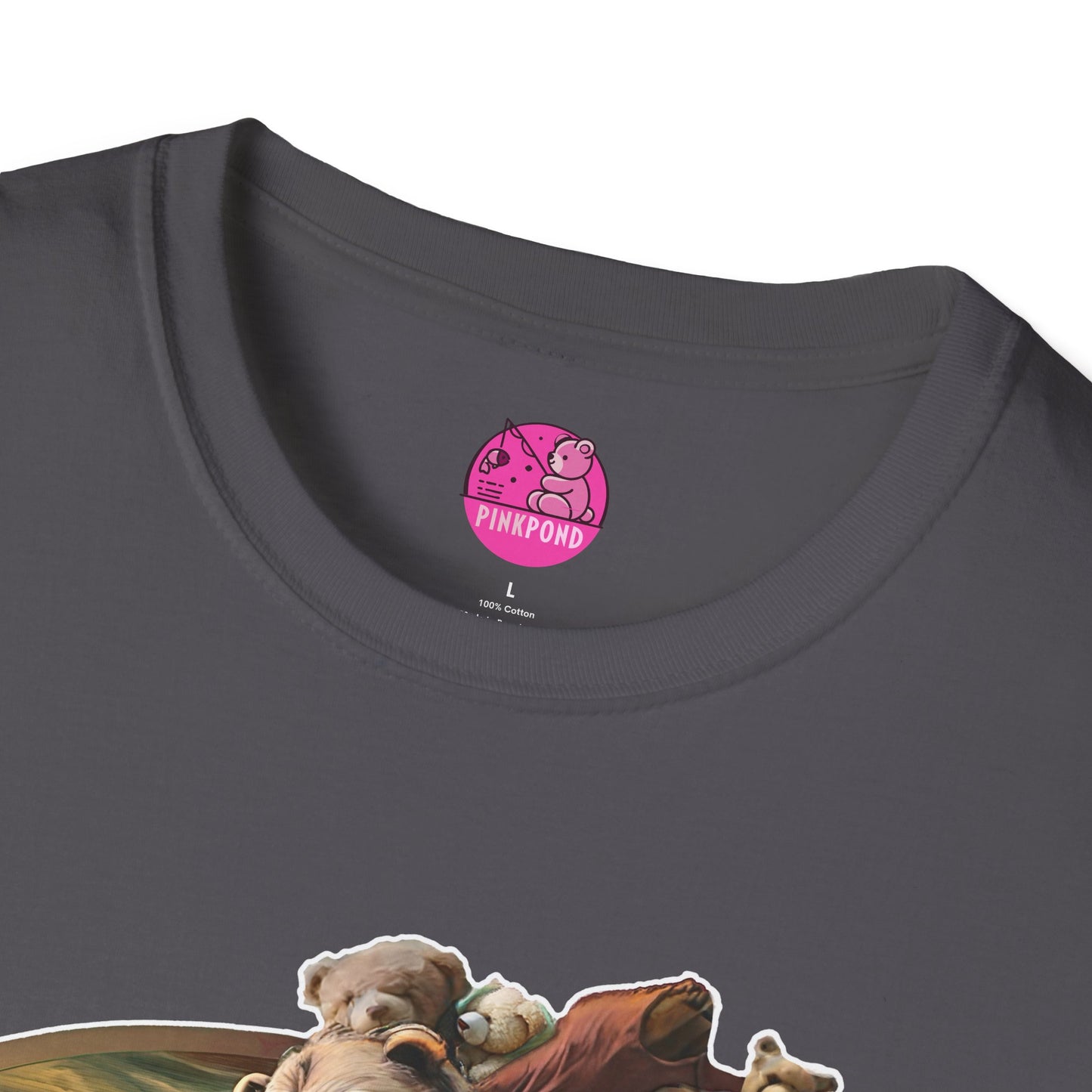 Graphic T-Shirt The Creation of Teddy - Art Lover Gift for bear Fans - Unisex Softstyle