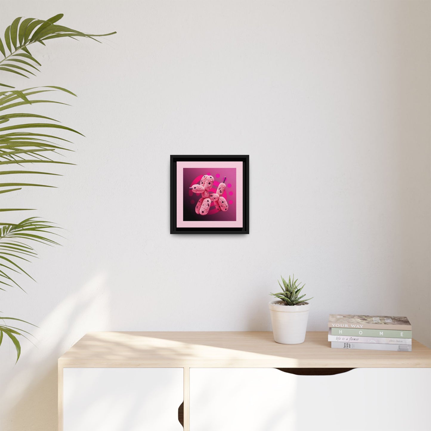 Canvas Art Print - Furry Balloon Dog