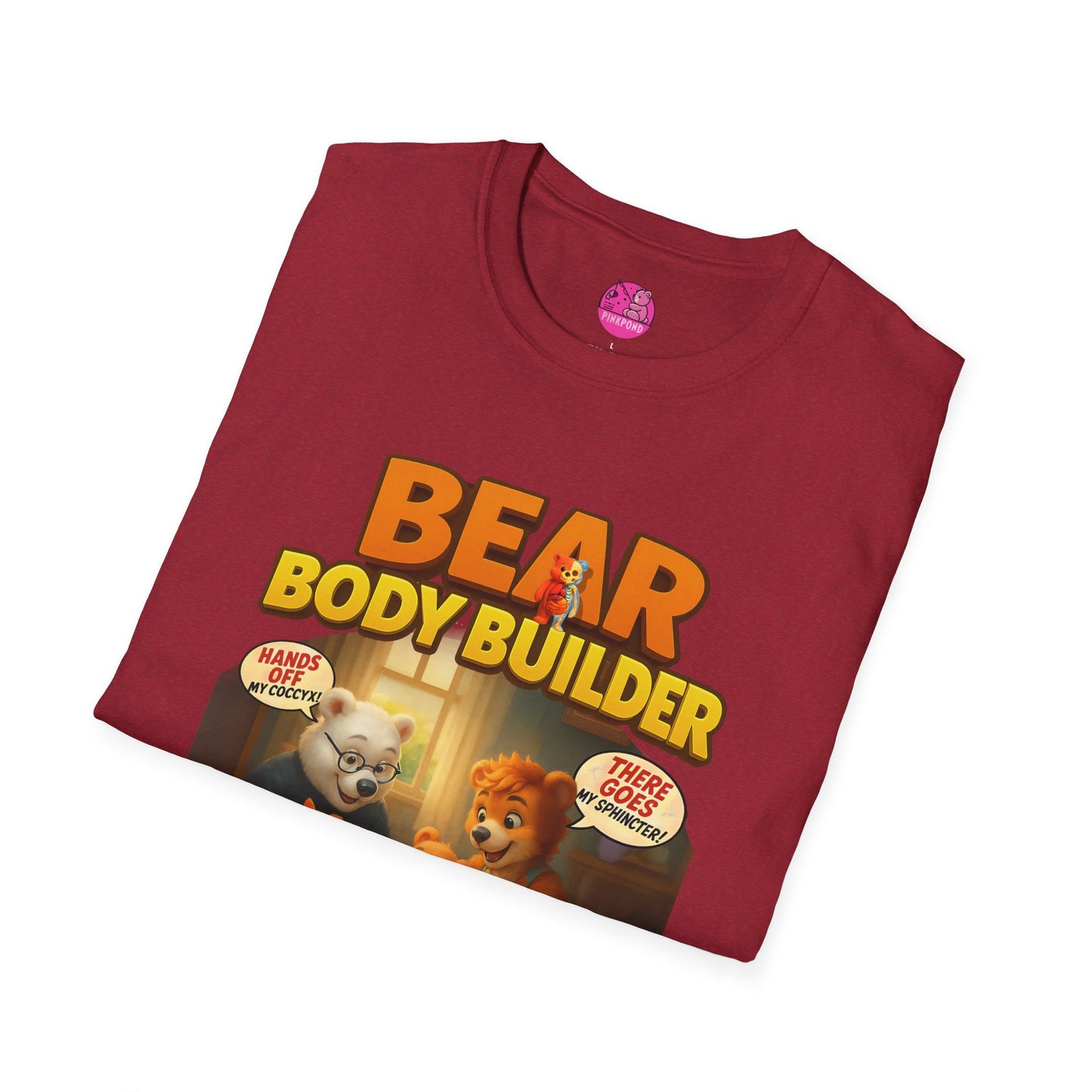 Bear Body Builder Parody Game Tee