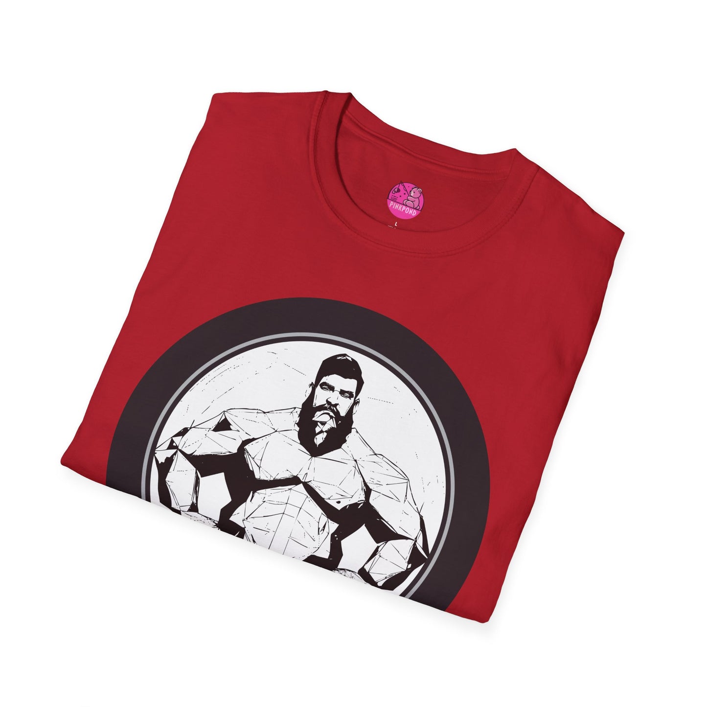 Muscle Bear T-Shirt - Bold Geometric Strength Unleash Your Inner Power