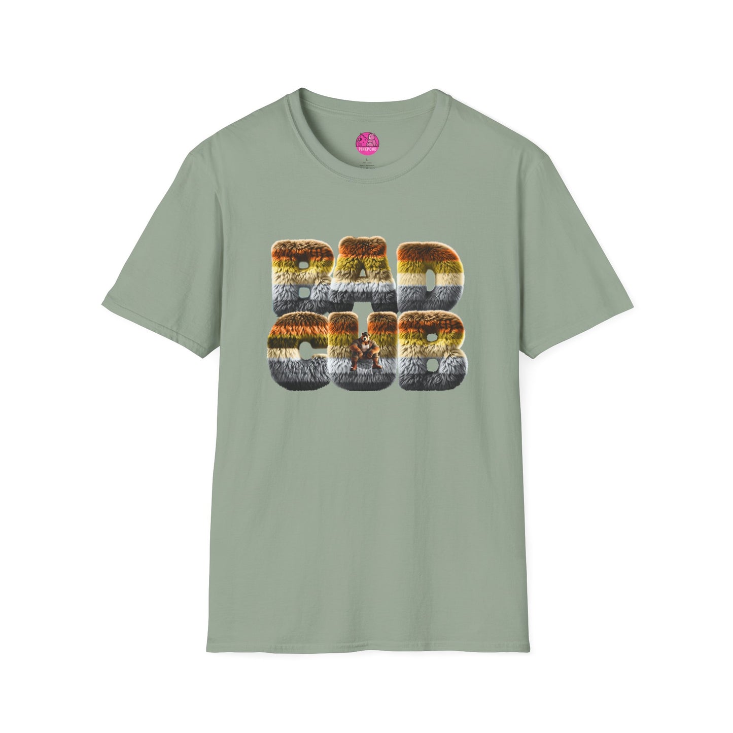Pride Fur T-Shirt - Bad Cub Bear Pride Tee
