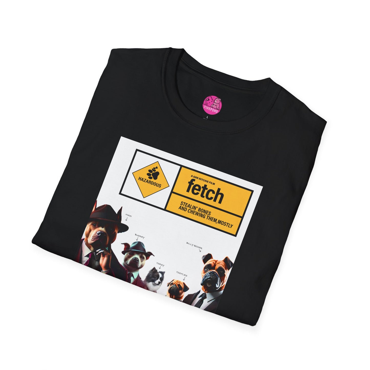 Movie Parody T-Shirt: Fetch A Bone-Heist Classic