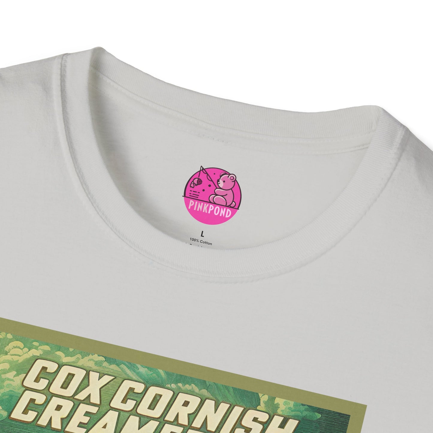 Saucy Vintage Ice Cream T-Shirt - Cox Cornish Creameries Design