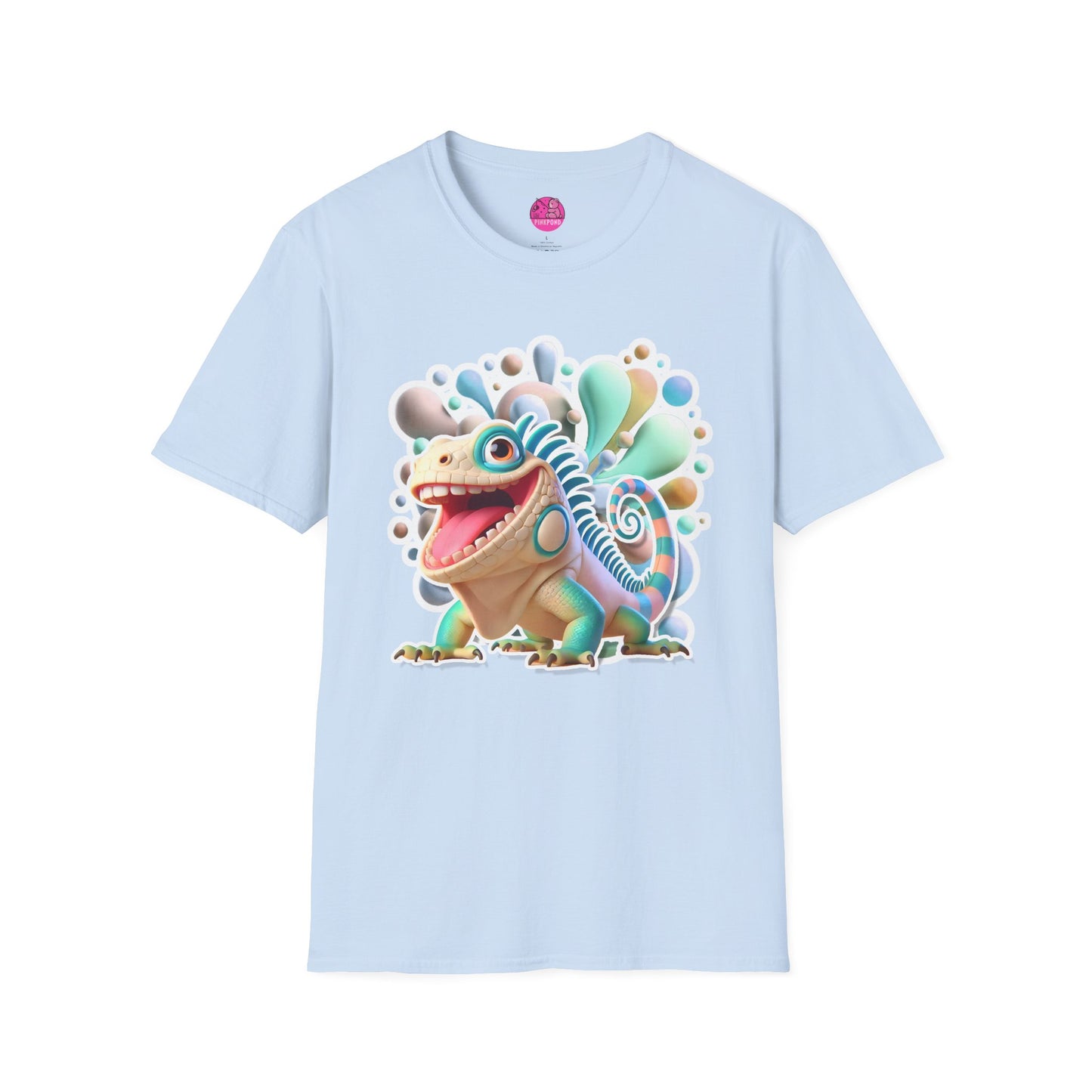 Iggy the Iguana T-Shirt โ The King of Cool! - Unisex Softstyle Tee