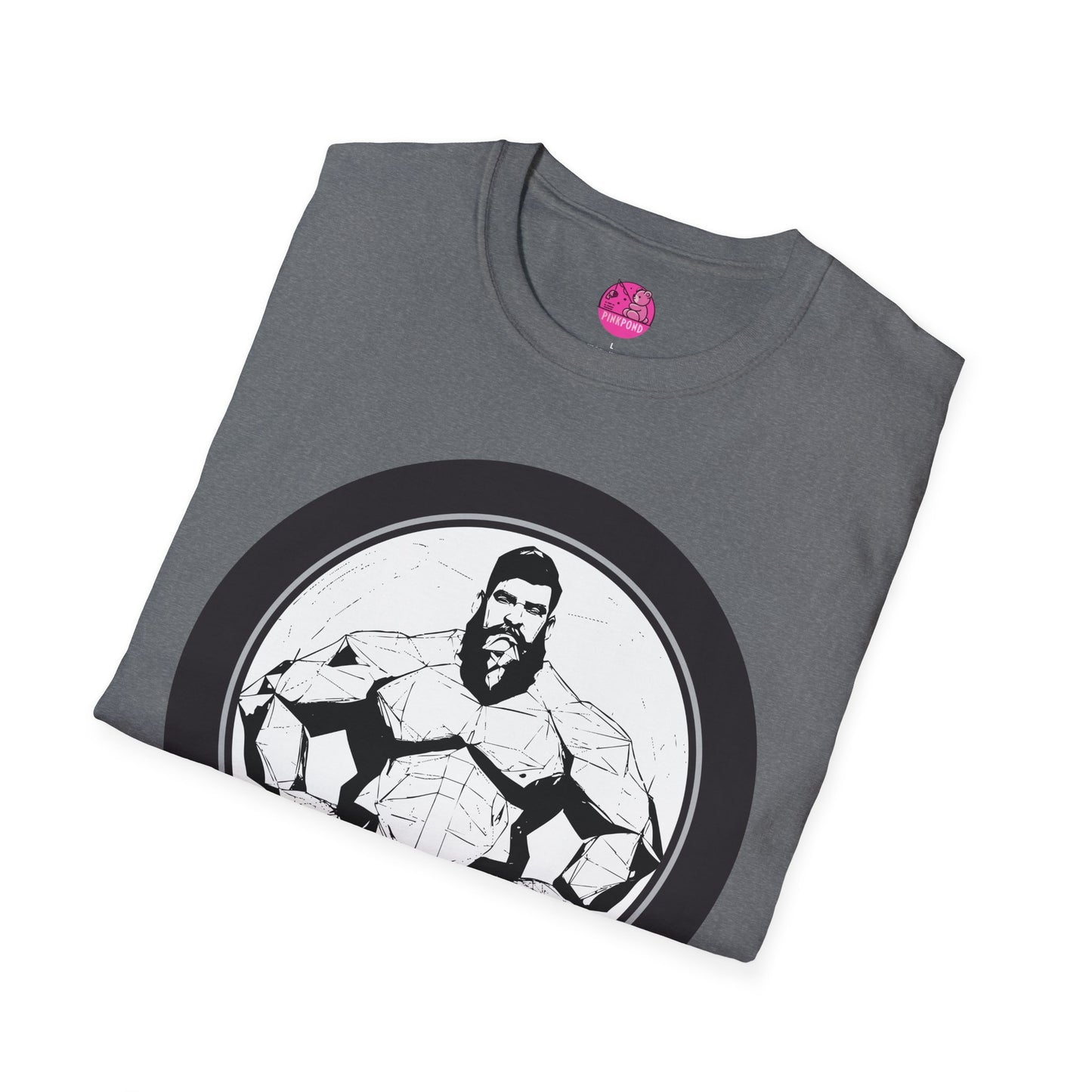 Muscle Bear T-Shirt - Bold Geometric Strength Unleash Your Inner Power
