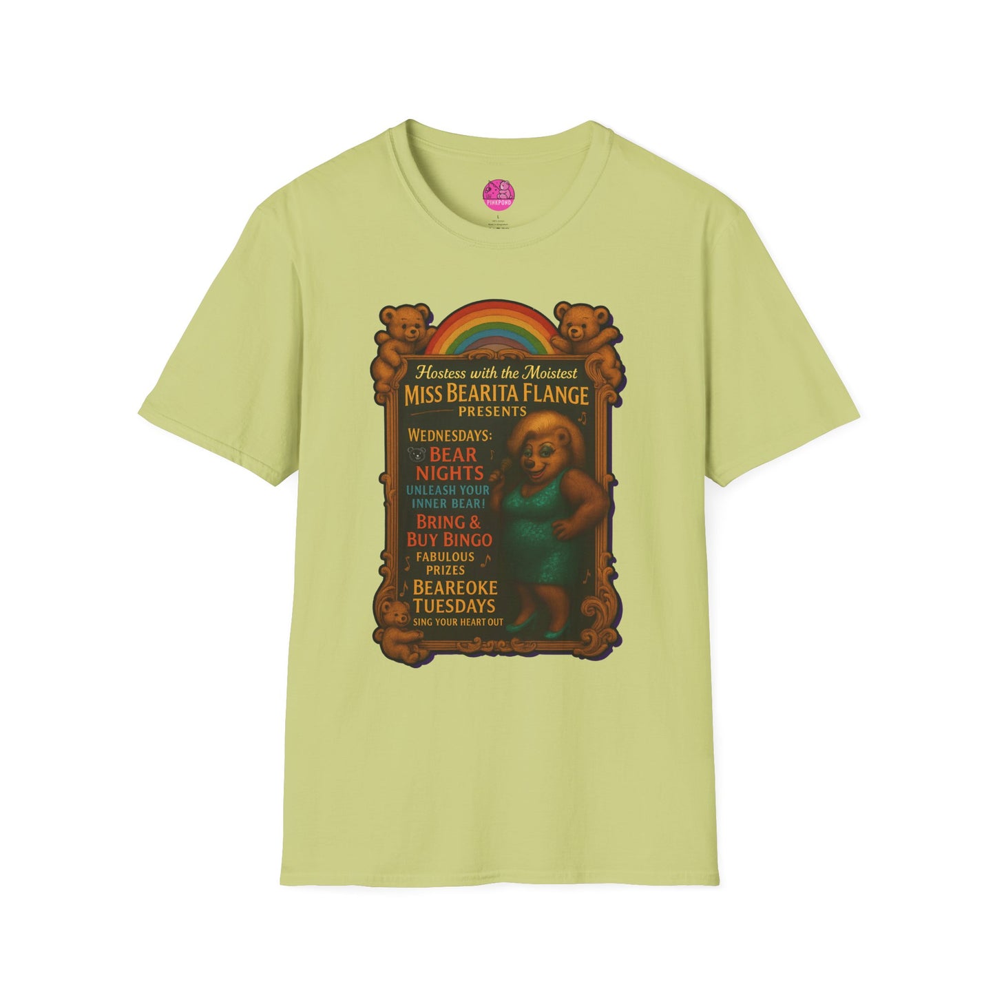 Bearita Flange Presents - camp drag bear tee