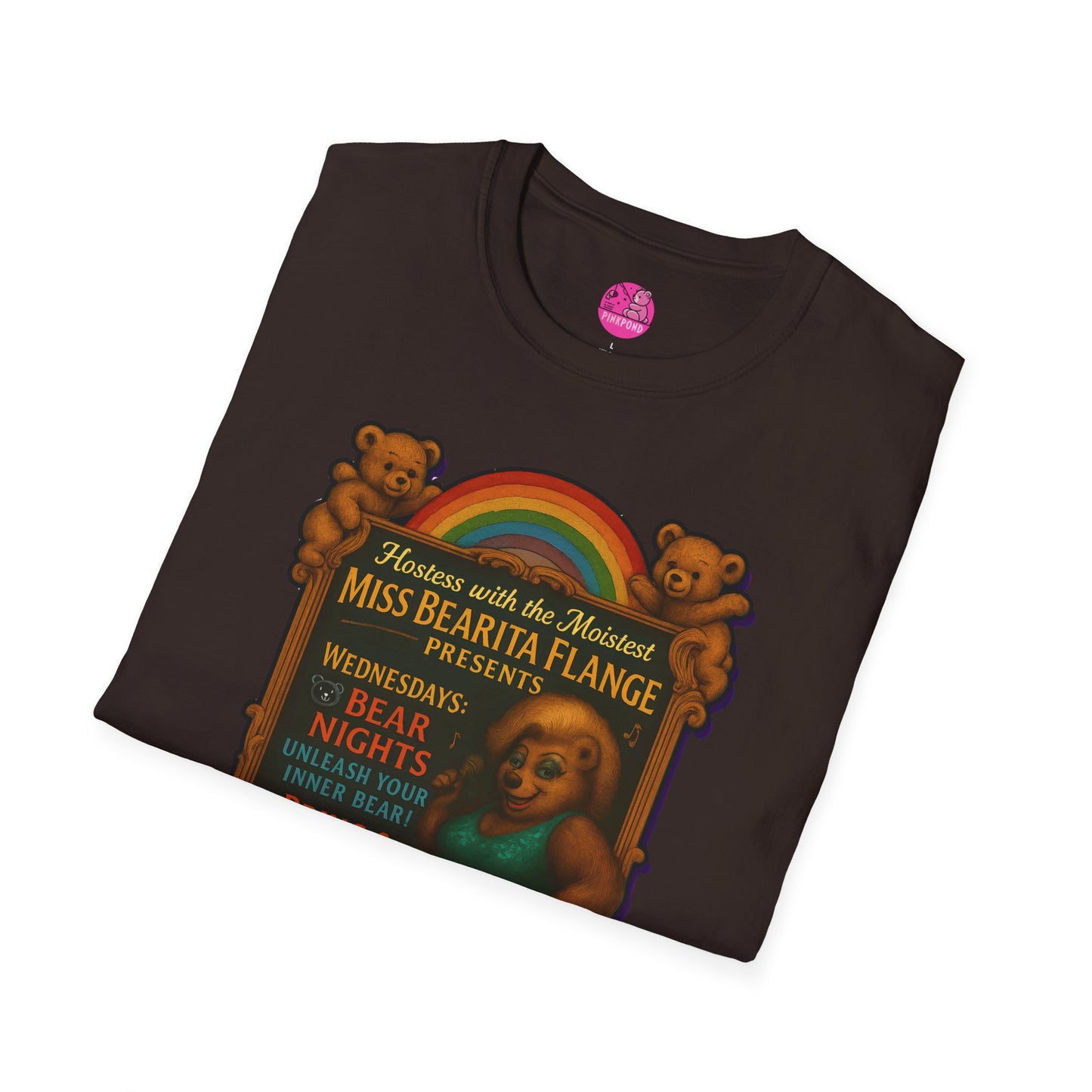 Bearita Flange Presents - camp drag bear tee
