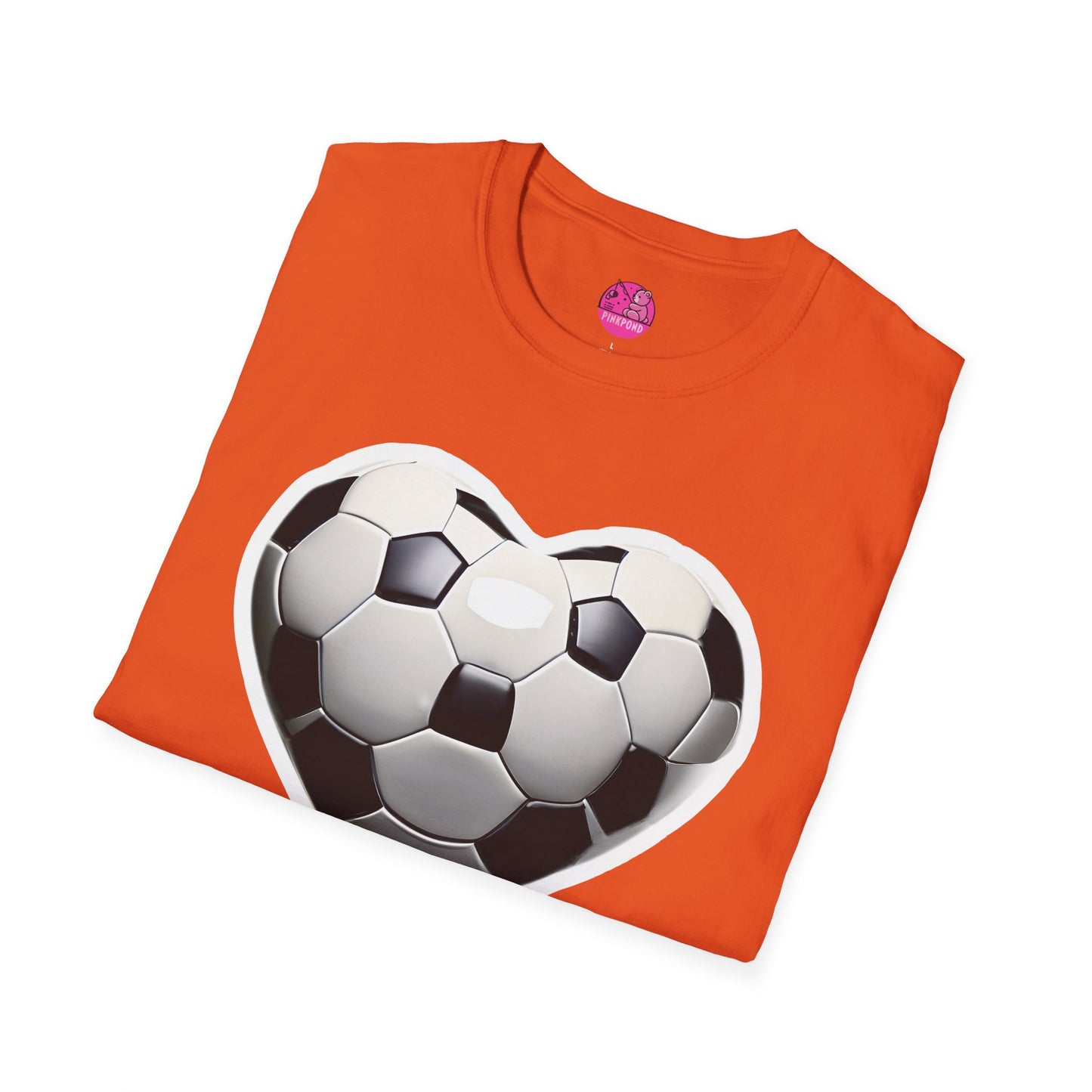 Football Heart Unisex T-Shirt - Love Life Design,