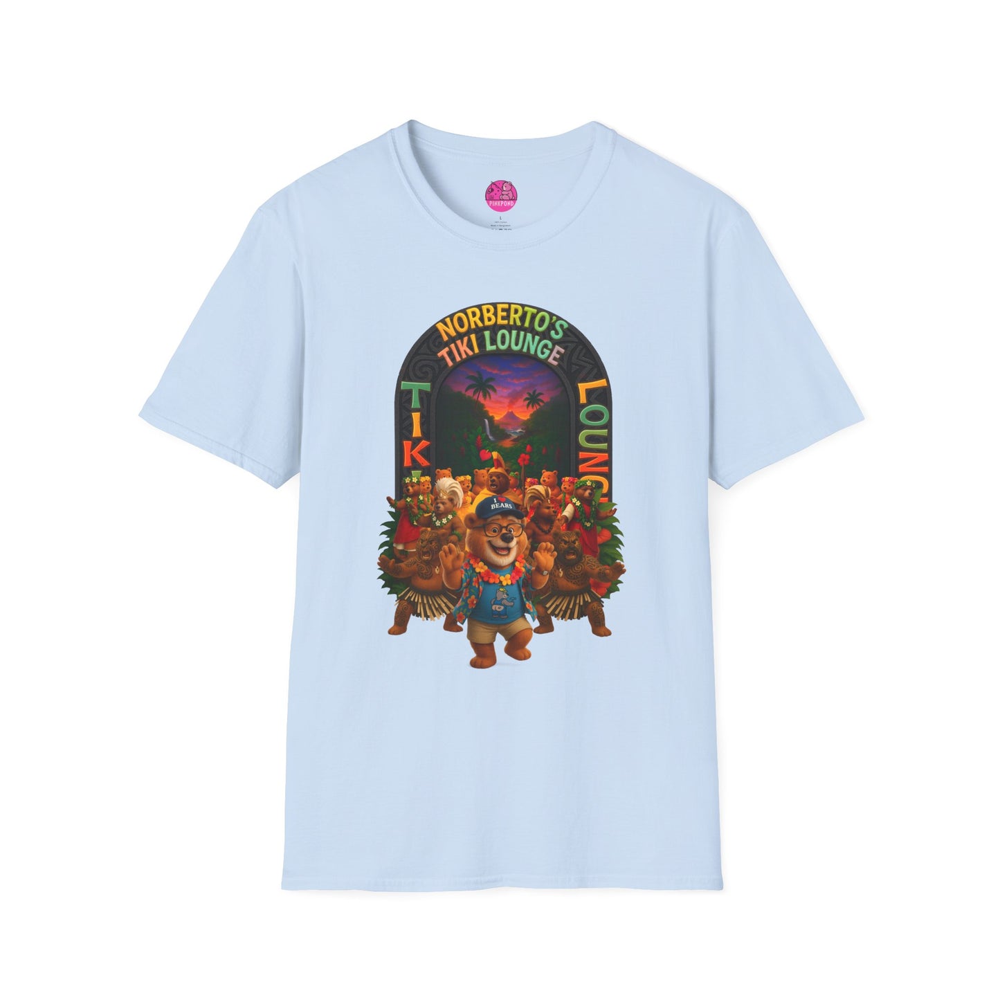 Unisex T-Shirt - Norberto’s Tiki Lounge Bear Tee - A Tribute to Kindness