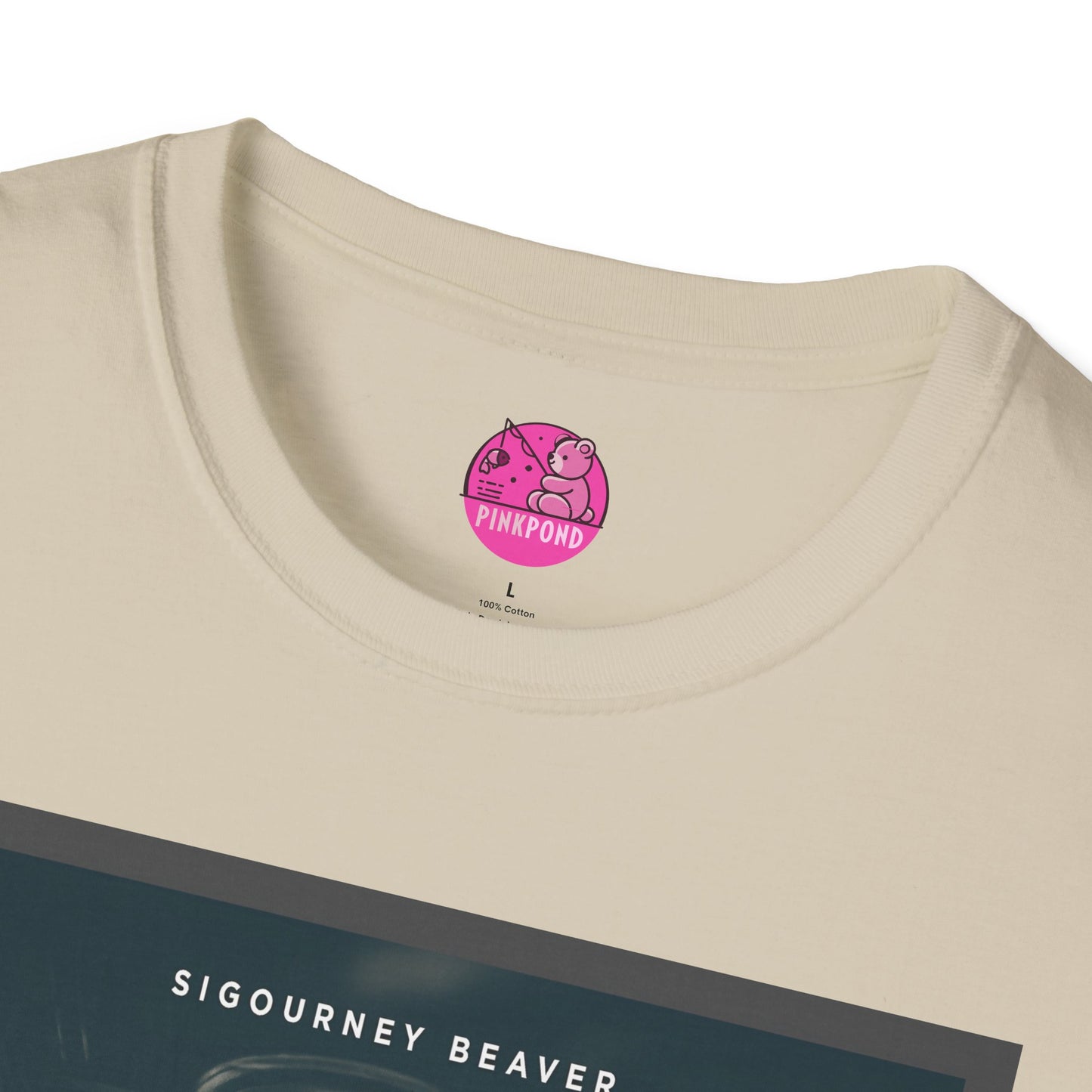 Retro Noir Alien Parody Sci-Fi T-Shirt Featuring Sigourney Beaver