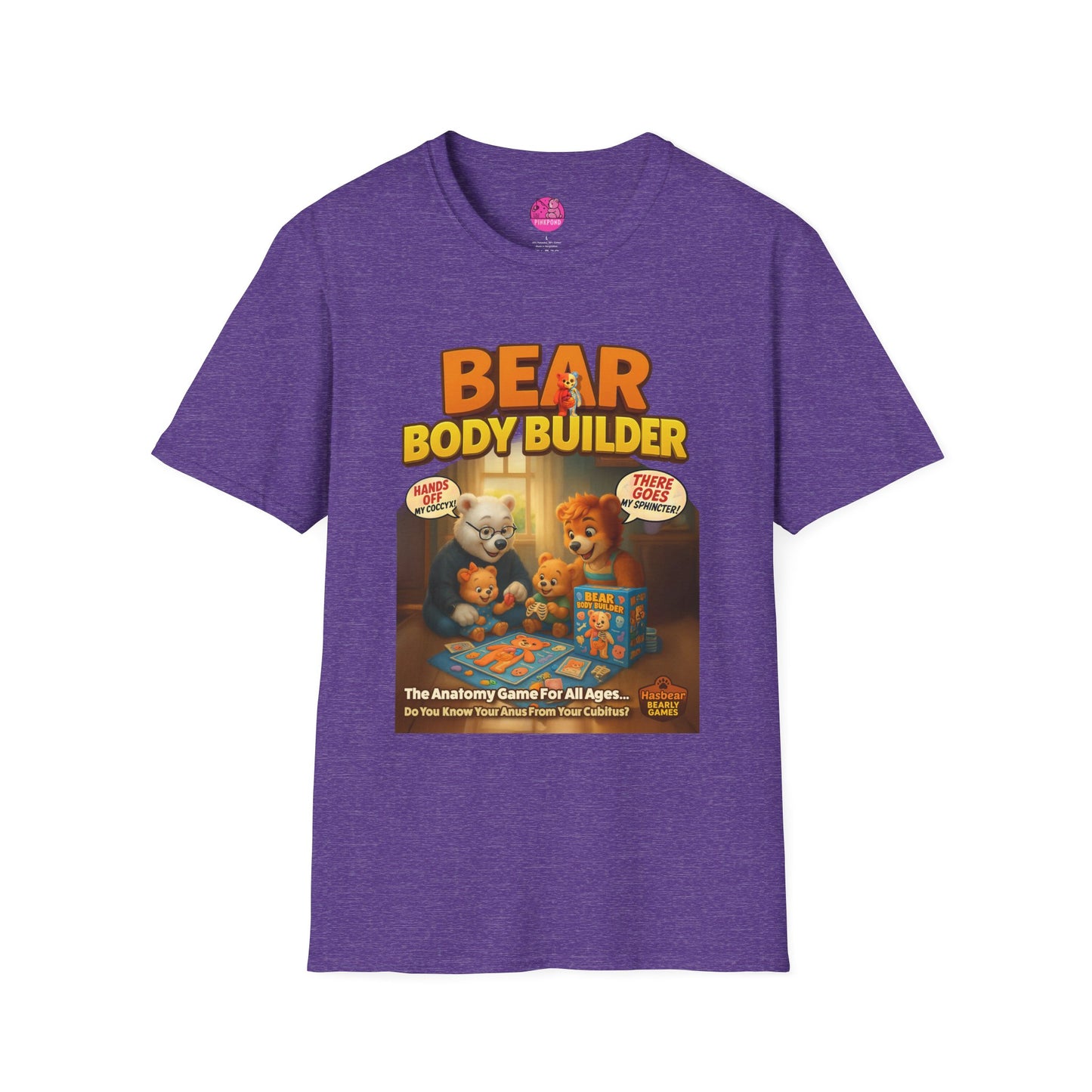 Bear Body Builder Parody Game Tee